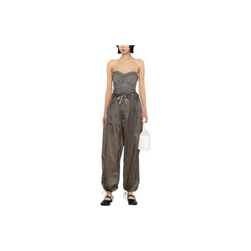 Maison Margiela Four Stitch Drawstring Draped Trousers-2