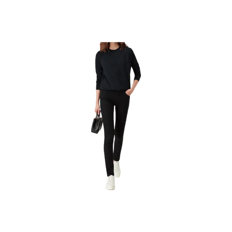 EMPORIO ARMANI Cashmere Sweaters Women's Dark Blue-2