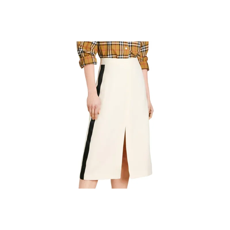 Burberry SS23 Casual Long Skirts Women's Beige-3