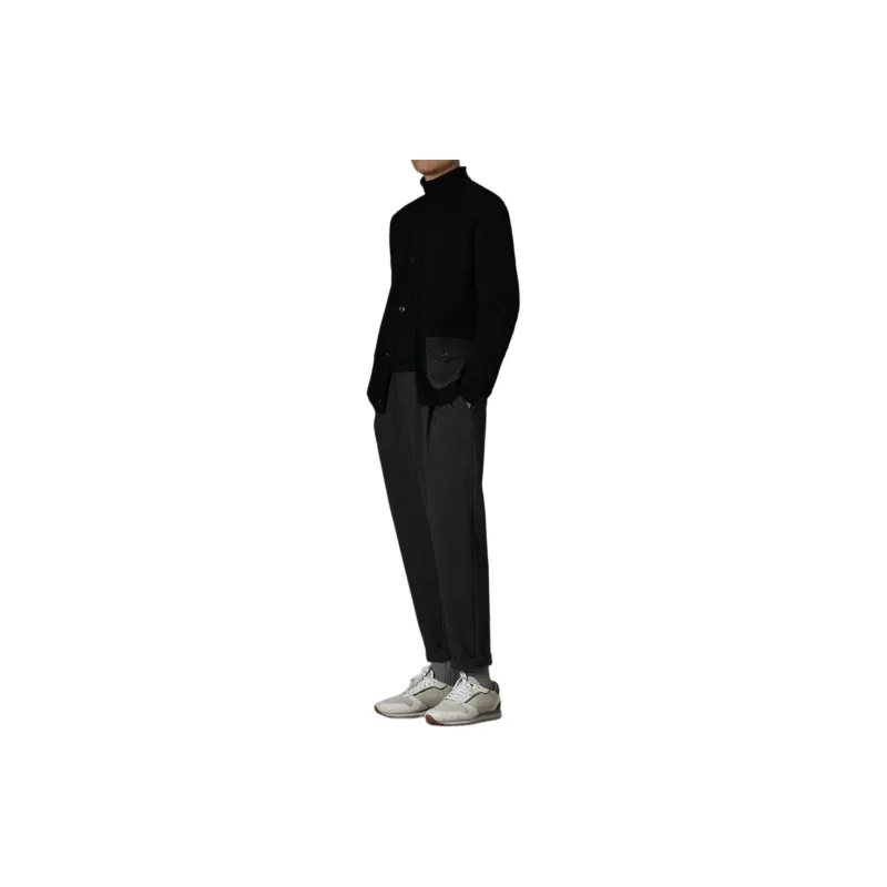 Hacikis Knitwear Men's Rich Black-1
