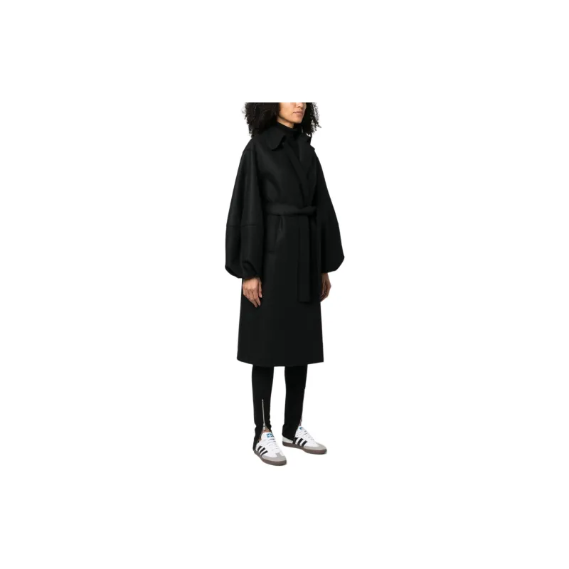 HARRIS WHARF LONDON Tied-waist Virgin-wool Coat-3