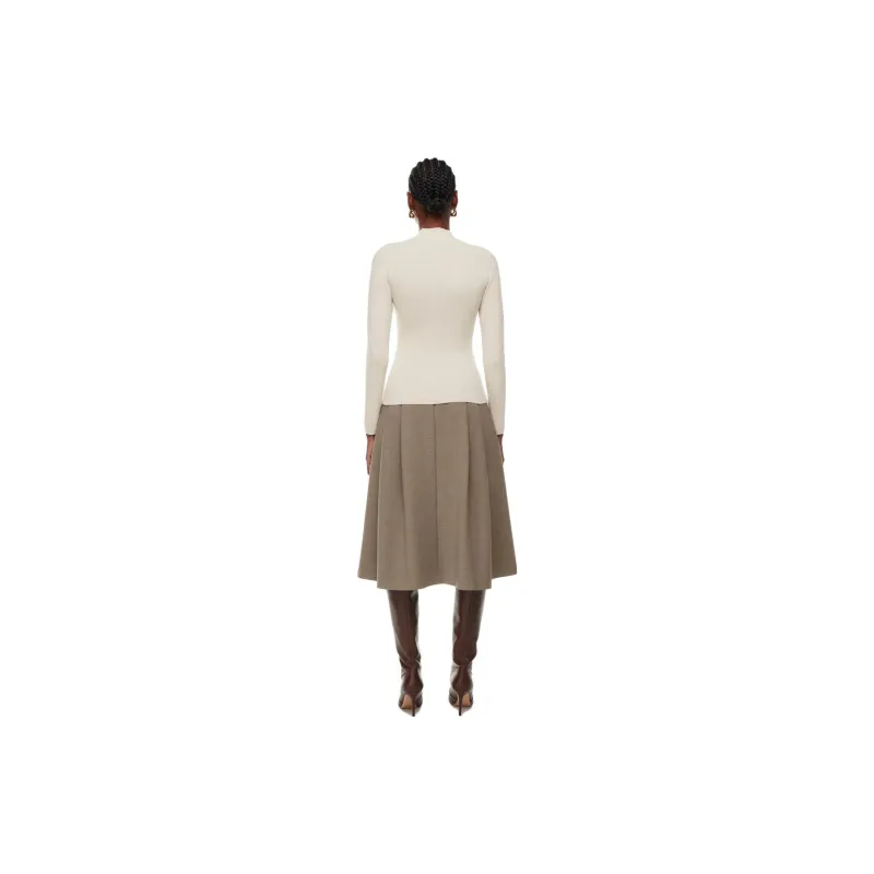 ARITZIA Babaton Sculpt Knit Astrid Knitwear Women's Matte Pearl/Matte Pearl-2