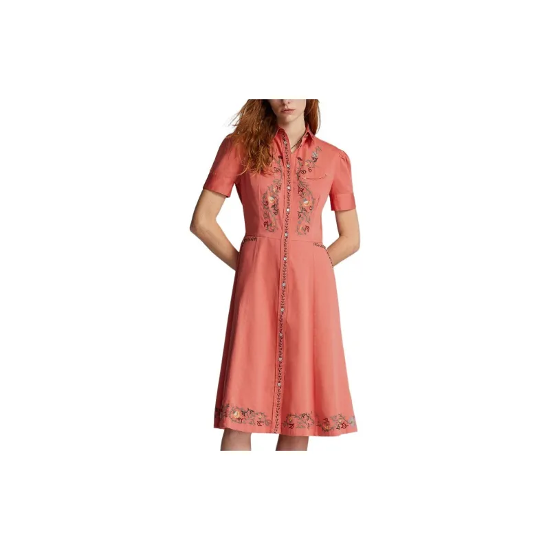 Polo Ralph Lauren Floral embroidery Shirtdress-1
