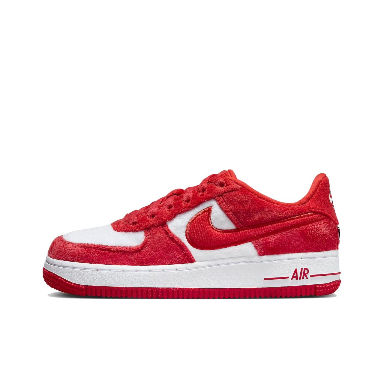 red and white air force ones POIZON