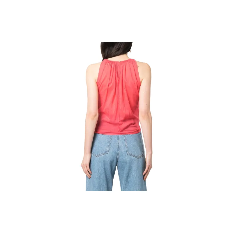 Forte Forte Sleeveless Pleated Cotton-blend Top-2