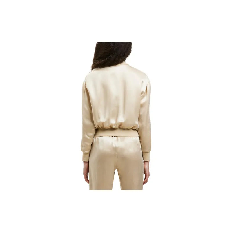 PALM ANGELS Striped Zipped Bomber Jacket-3