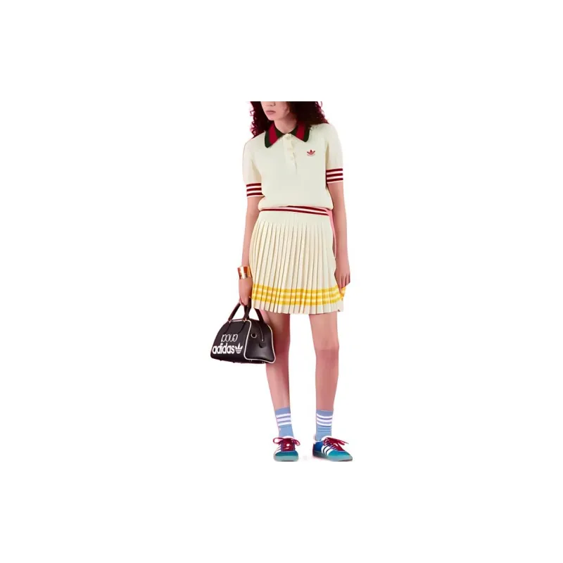 GUCCI X Adidas Cotton Skirt Ivory-1