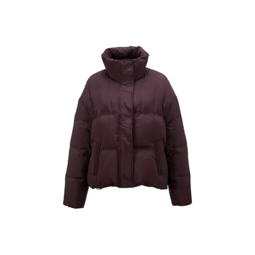 XIANGYING Down Jackets Women's Dark Red