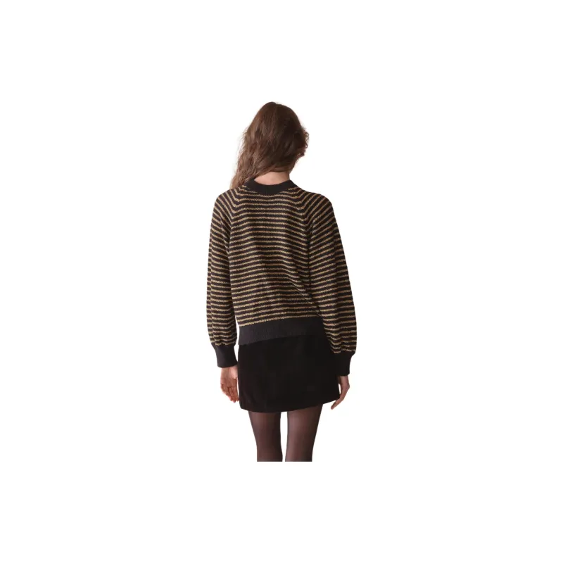 DOEN MARSENA SWEATER Sweater Women's Black Gold-2
