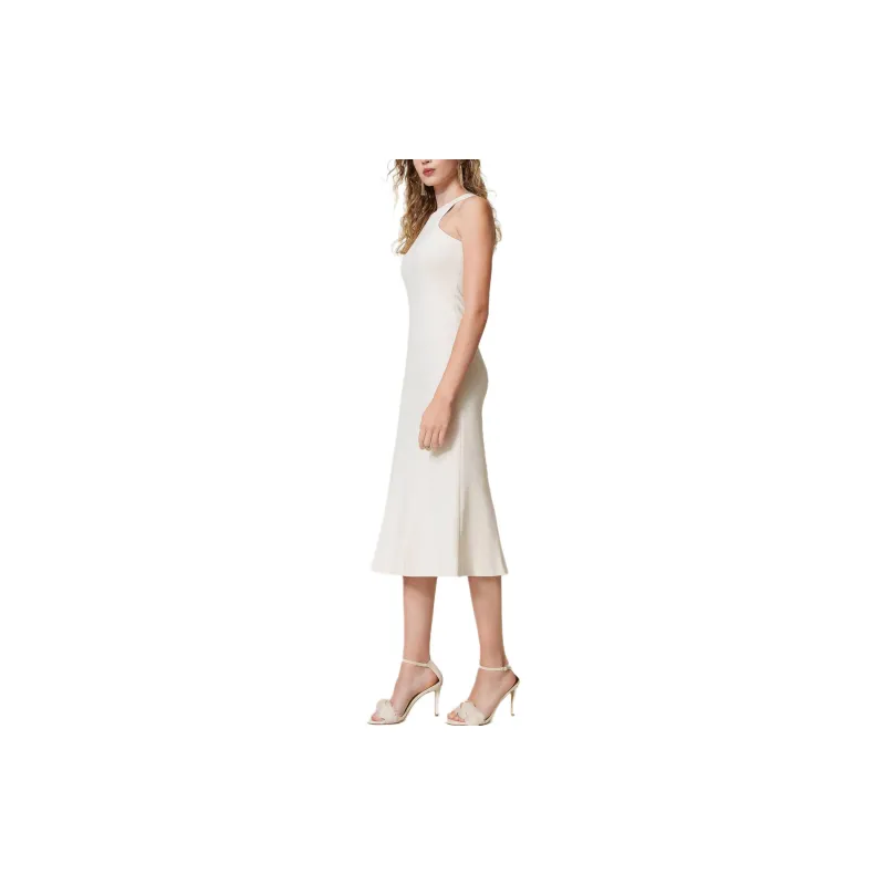 Twinset Halterneck Midi Dress-3