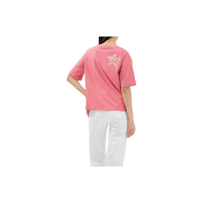 GUESS T Shirts Women's Fuchsia-2