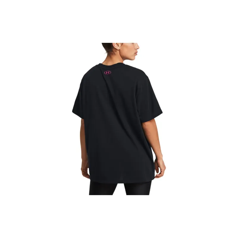 Under Armour SS24 Drop Shoulder Sleeve T Shirt Women's Black-3