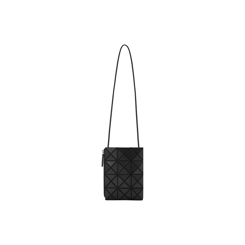ISSEY MIYAKE Prism PVC Cell Phone Pouch Wallet Crossbody Bag Mini Unisex Black-0