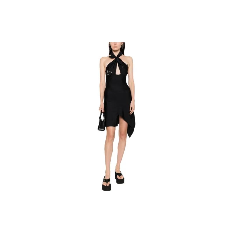 COPERNI Racing Halterneck Mini Dress-1