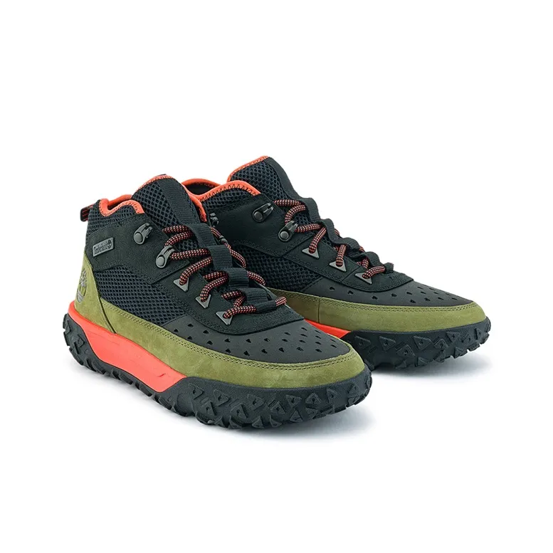 Timberland Hiking/Trekking Shoes Men's Black/Medium Green-4