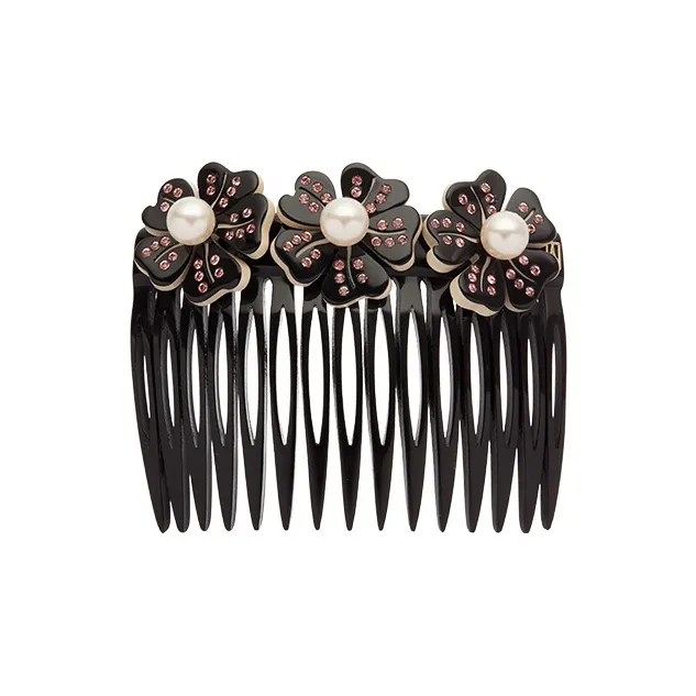ALEXANDRE DE PARIS Small Happiness Pendant Hair Comb Hair Accessory Headpiece Women's-0