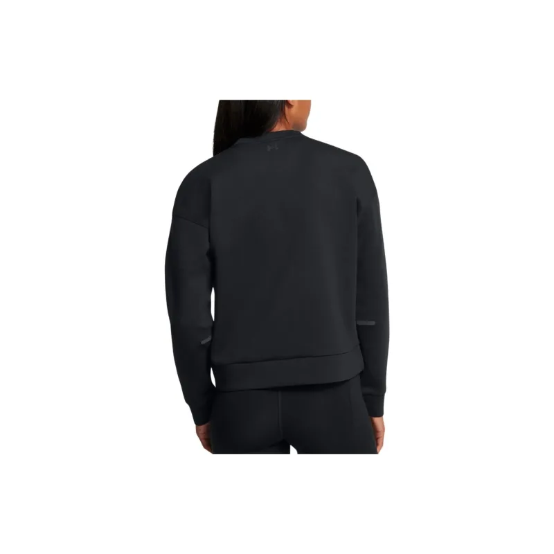 Under Armour Unstoppable Fleece Crew Sweatshirt Women's Black-3