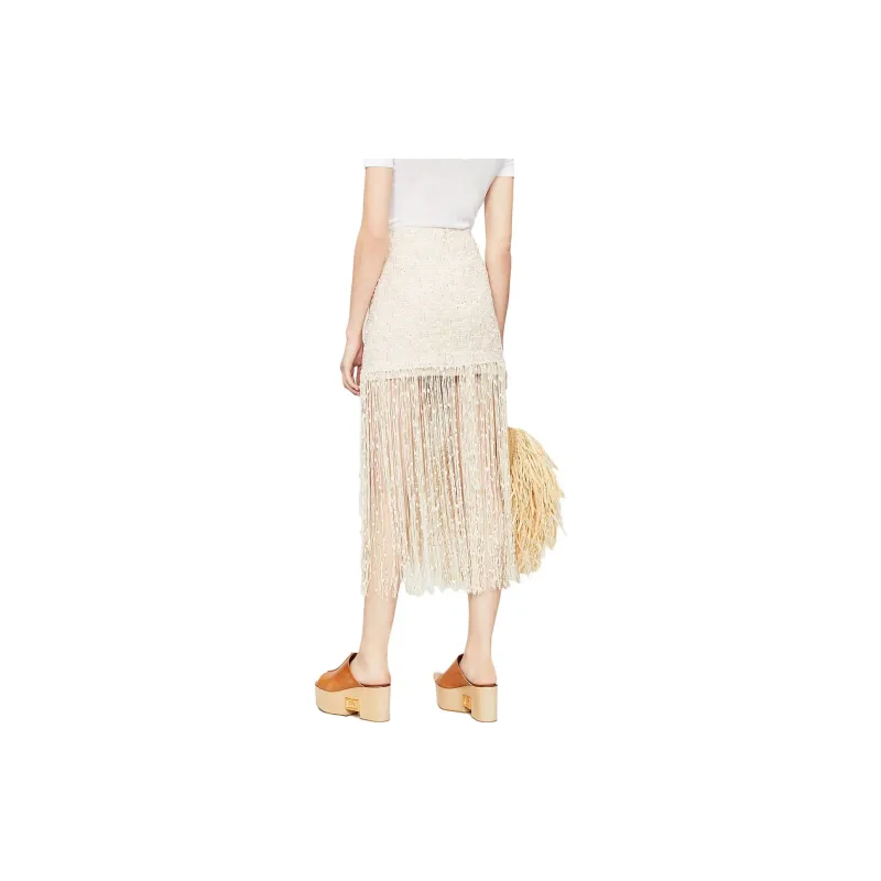 Jacquemus Casual Long Skirts Women's Pink-2