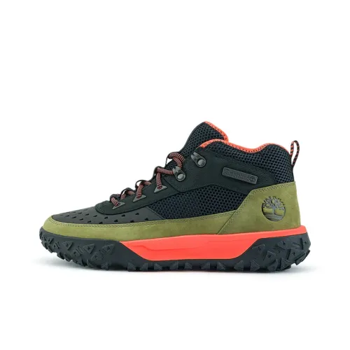 Timberland Hiking / Trekking Shoes Men Mid-Top Orange