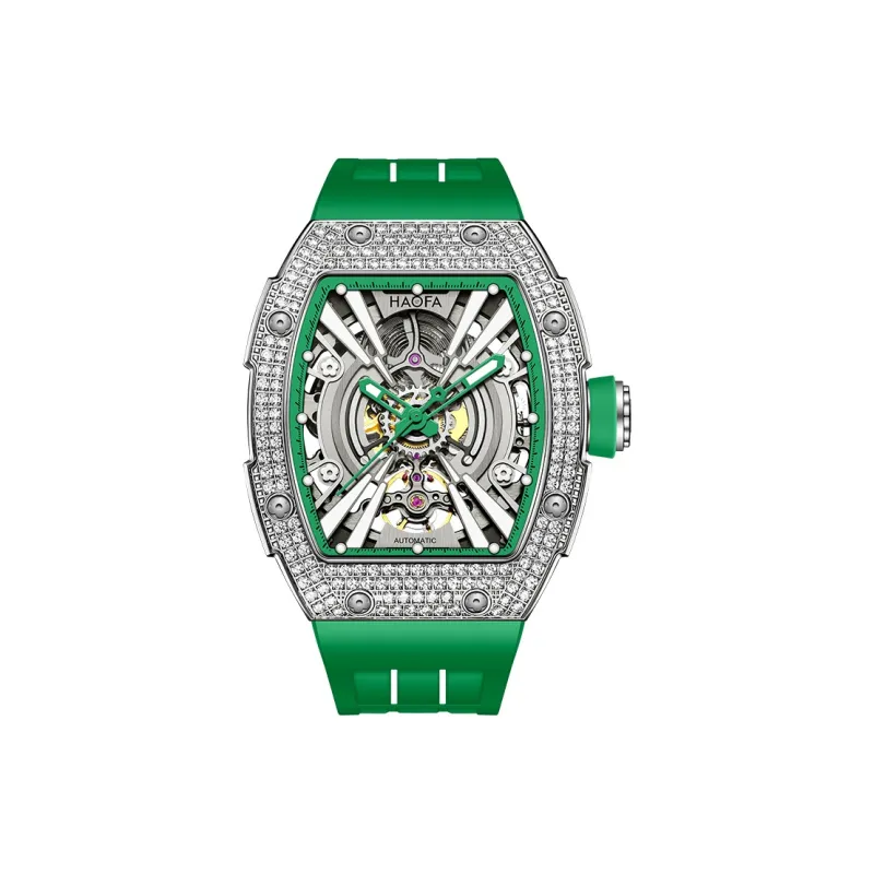 HaofaTourbillon 1907S Automatic Mechanical Movement Watch Men's Watches Cut-Out Dial-7