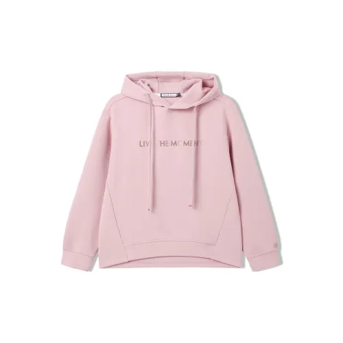 Elle Active Sweatshirts Women's Dark Pink