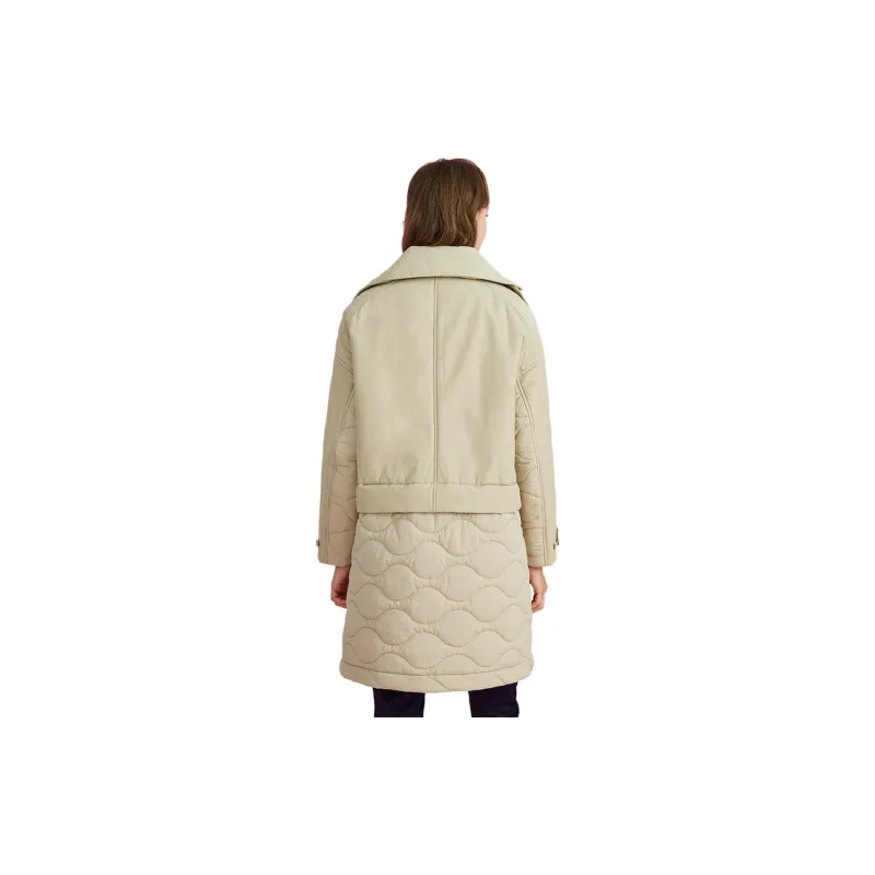 NAUTICA Puffer Jacket Women's Light Khaki-1