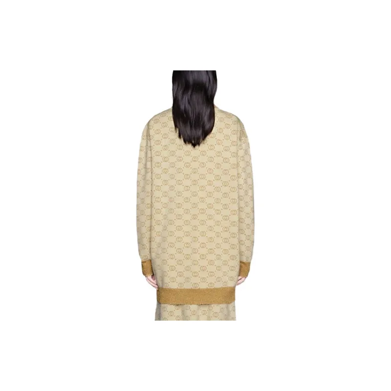 GUCCI Gg Pattern Buttoned Cardigan-2