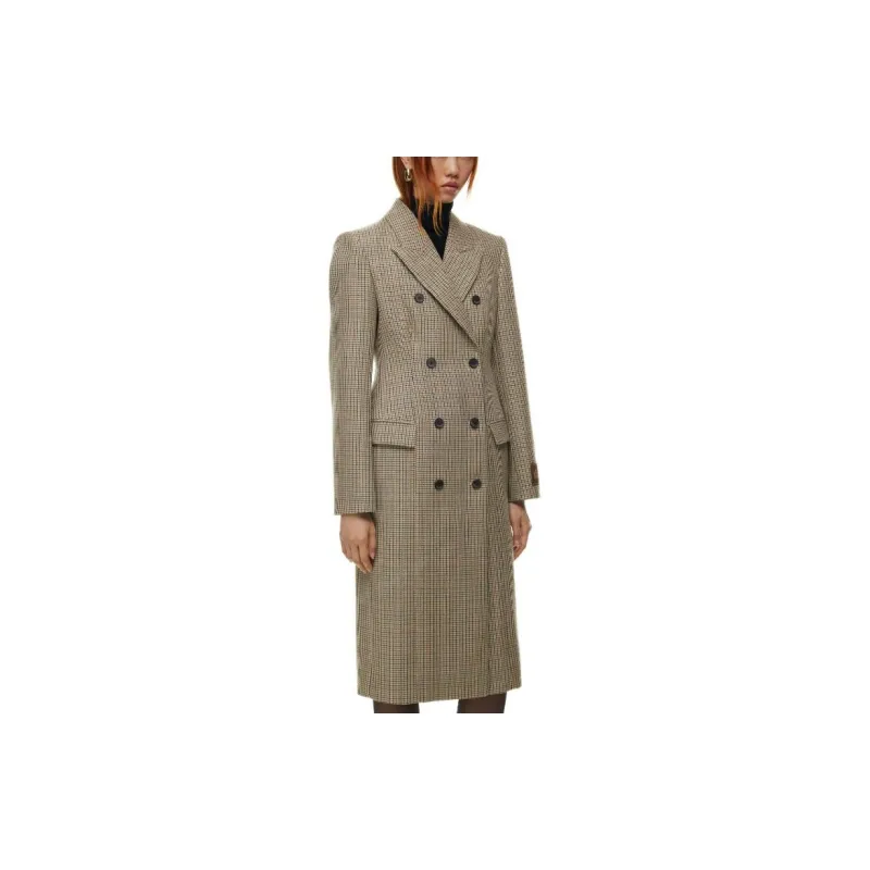 ARITZIA Coats Women's Brown Black-3