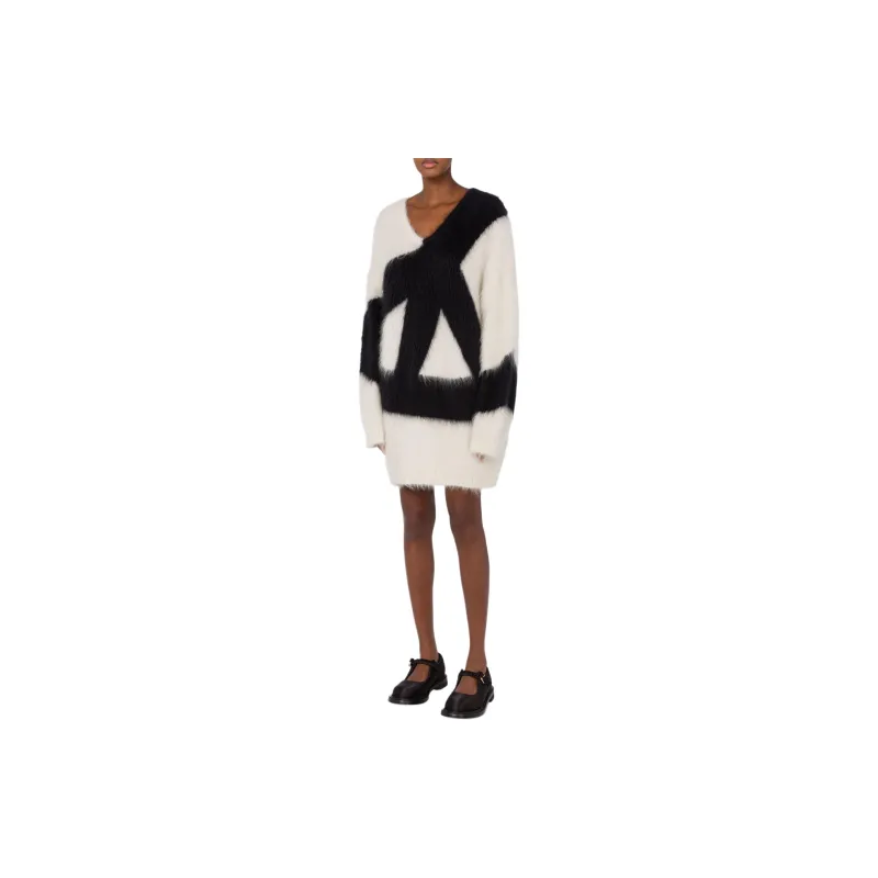MOSCHINO Printed Knitted Dress-1