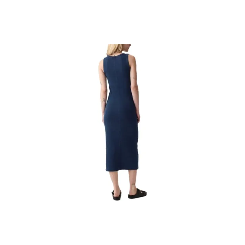 GAP Sleeveless Dress Women's Medium Blue-2
