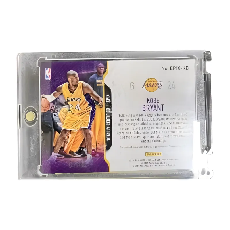 PANINI Kobe Bryant 2015 16 Material 99 Pack Sanitary Napkins Lakers Four Window Basketball Card Pass Sports Cards 1 Pc-1