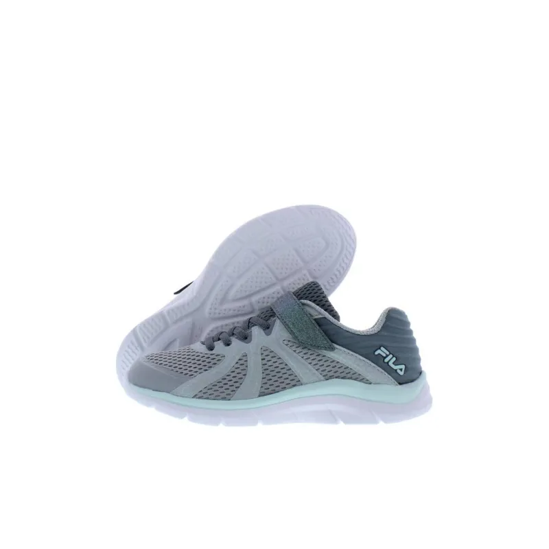 FILA KIDS Fraction 3 Durable Breathable Low Top Kids' Running Shoes Gray Kids'-3