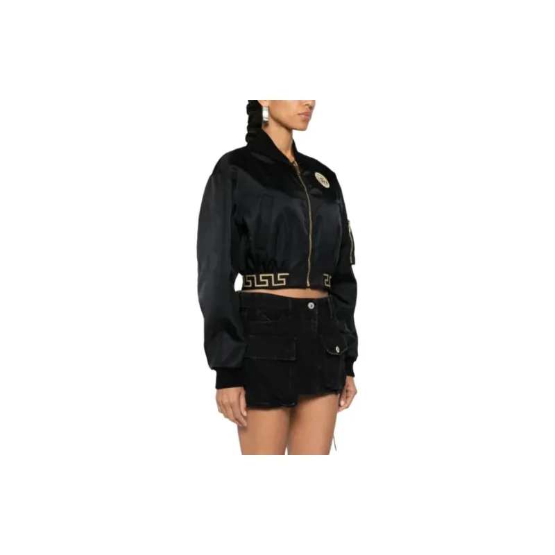 VERSACE Reversible Zipped Bomber Jacket-1