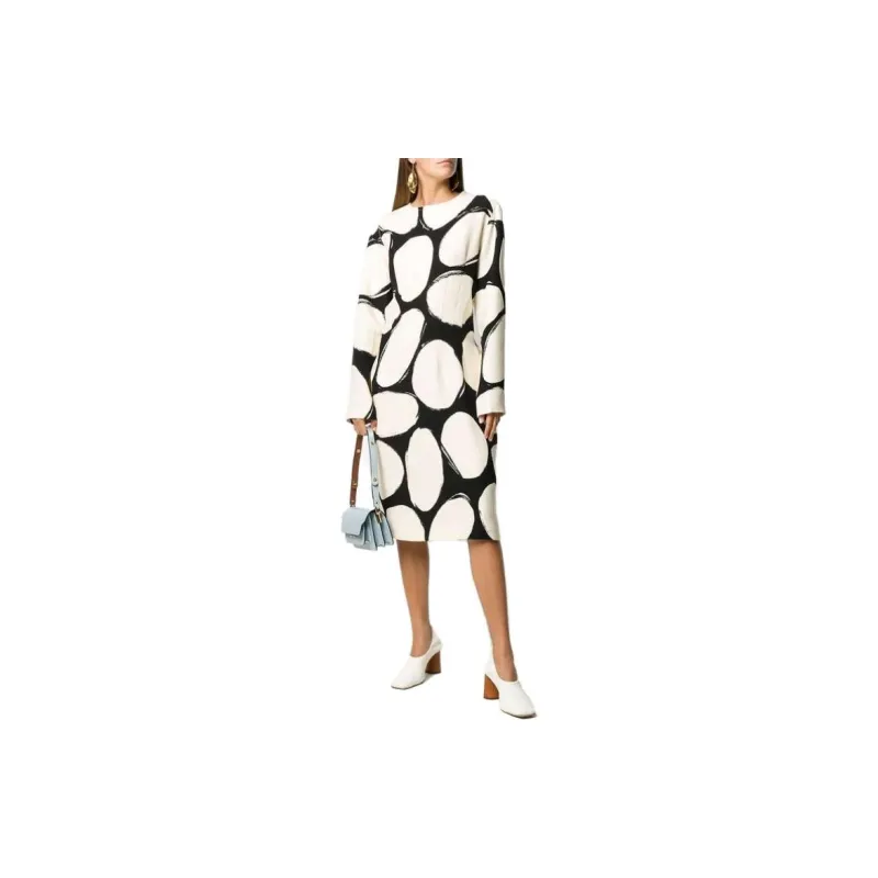 MARNI Circles Print Shift Dress-2