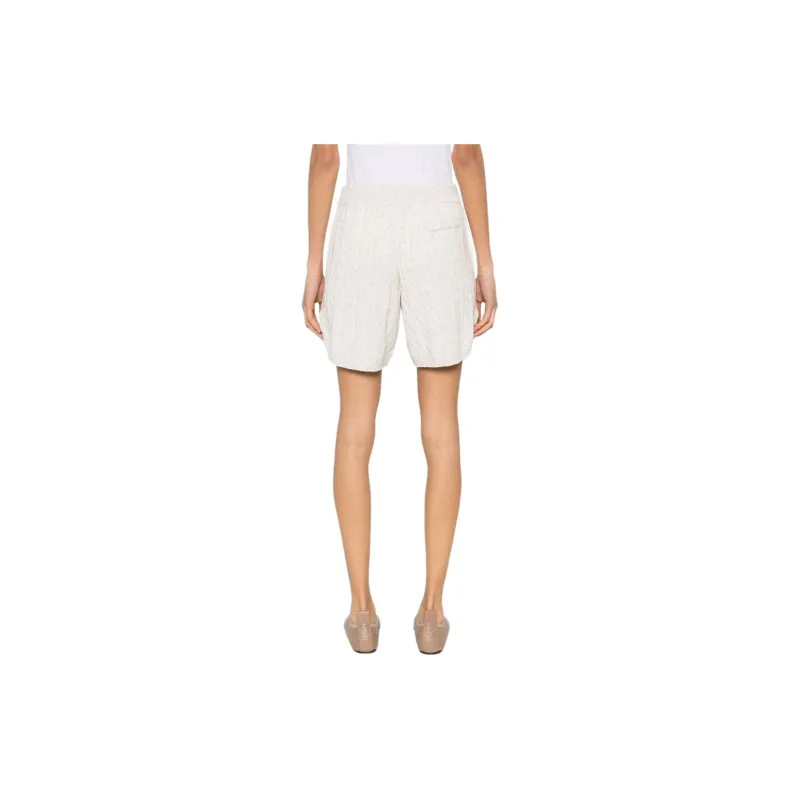Brunello Cucinelli Sequin Embellished Knit Shorts-2