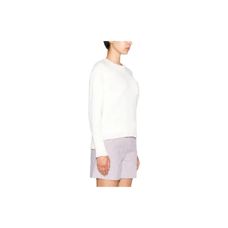 THOM BROWNE 4 Bar Striped Crewneck Knitted Jumper-3