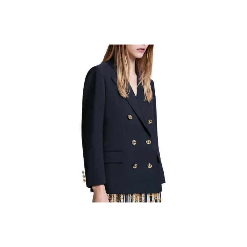 LOUIS VUITTON Double Breasted Nautical Blazer-4