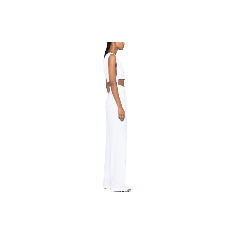 MSGM Crop Tops Women's White-3