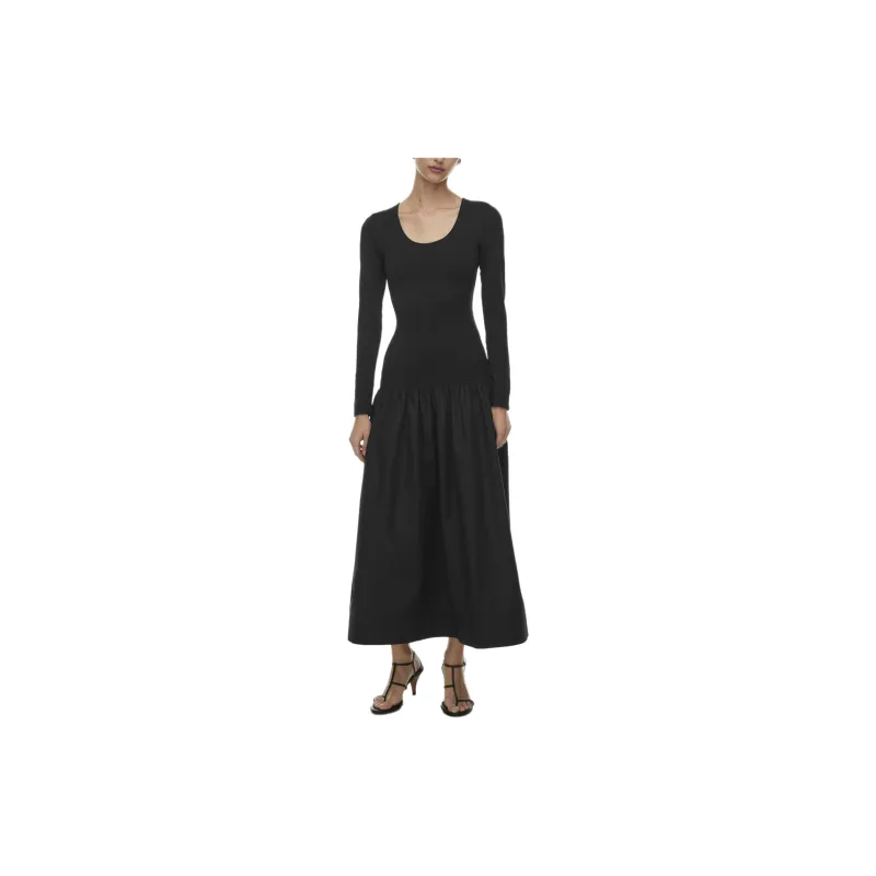 ARITZIA Babaton Guild Dress Long-Sleeved Dresses Women's Black-2