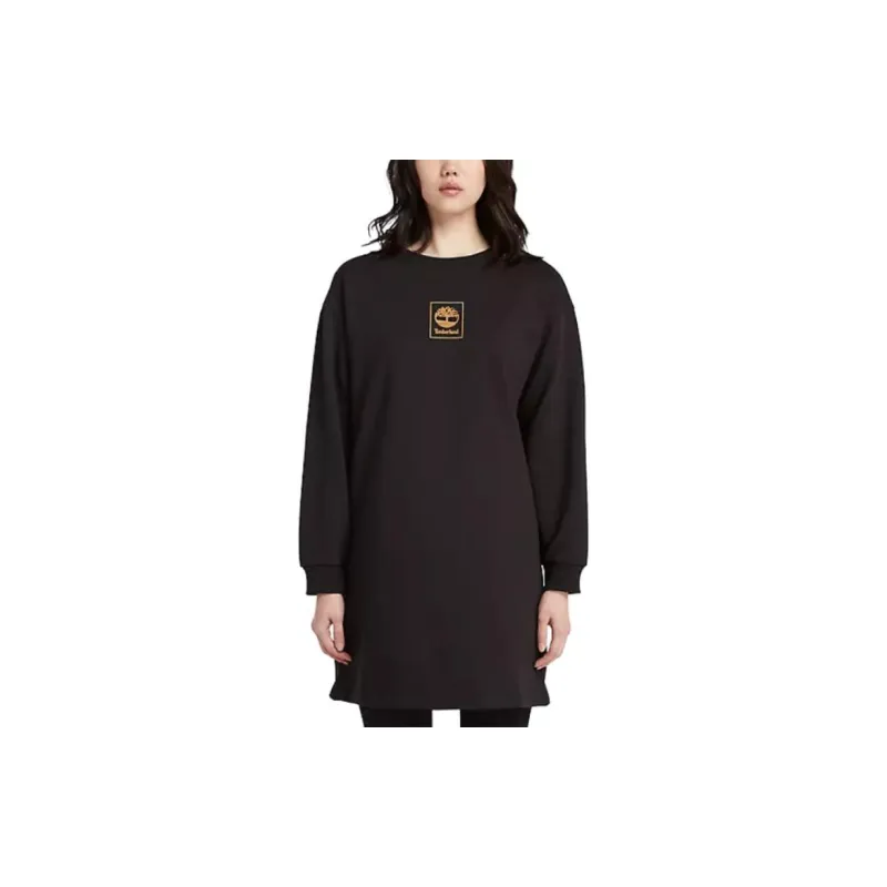 Timberland Long-Sleeved Dresses Women's Black-1
