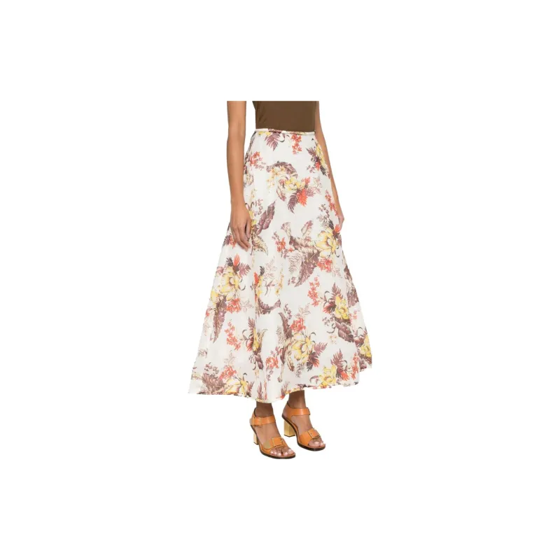 Zimmermann Matchmaker Floral print A line Skirt-2