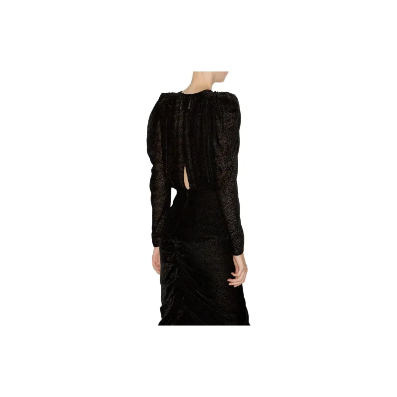 ISABEL MARANT Marlin V Neck Long Sleeved Blouse-3