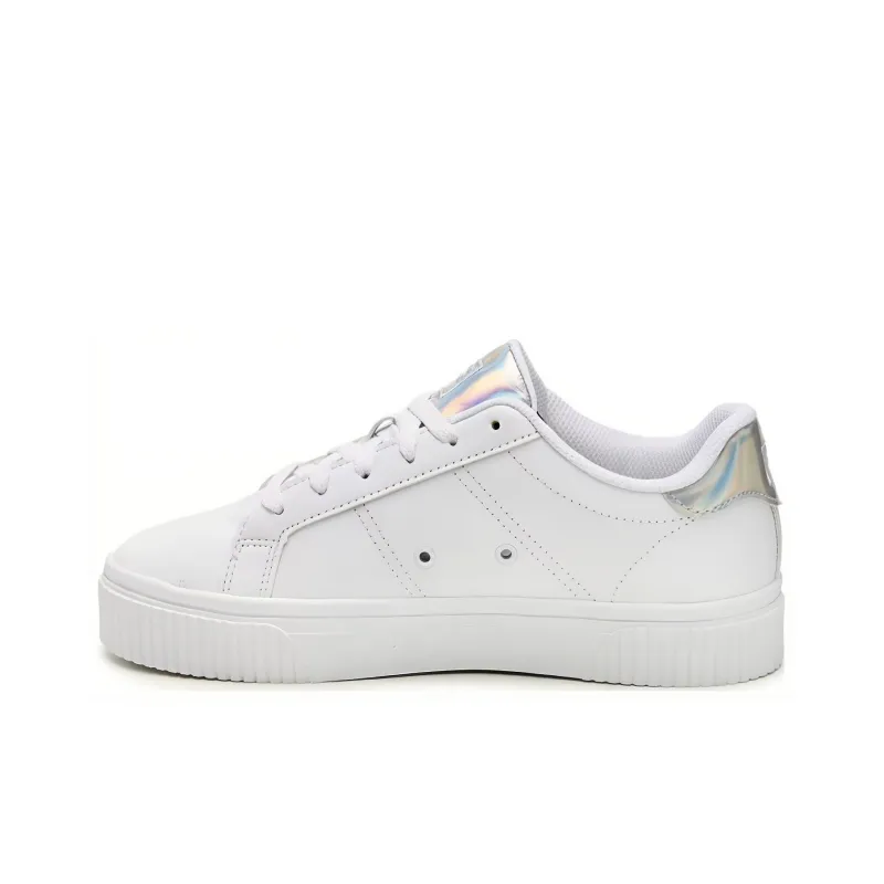 FILA Panache Platform Thermal Slip Resistant Low Top Skateboard Shoes Women's White-0