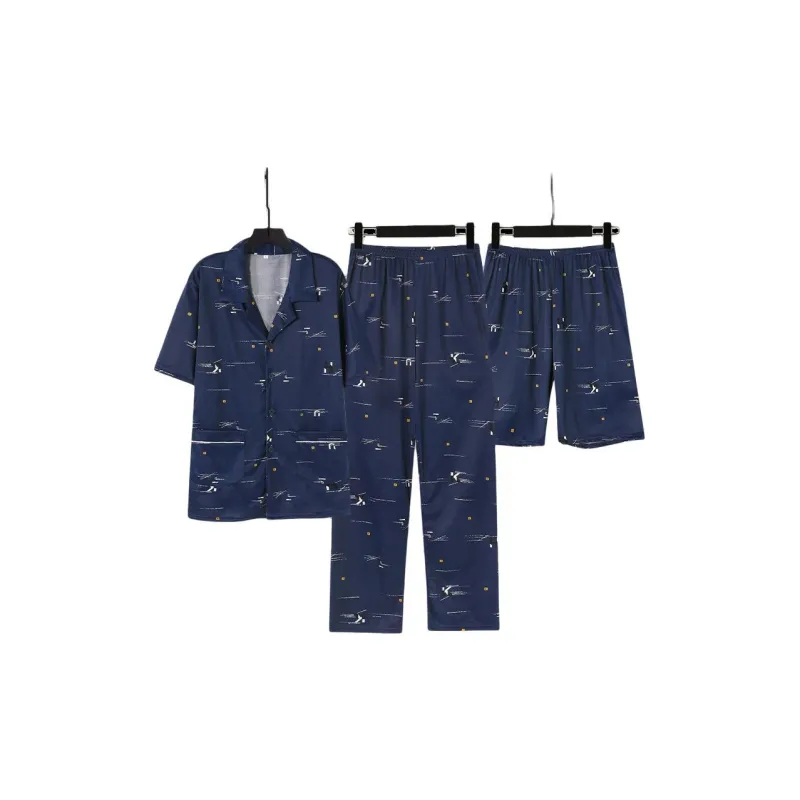Bejirog Men Pajama Sets-12