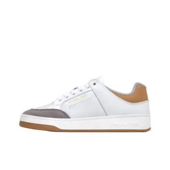 SAINT LAURENT SL/61 Low Top Skateboard Shoes Women's Gray White