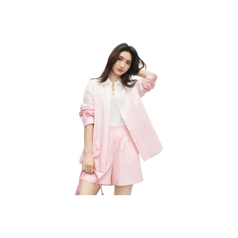 Hopeshow Shirt Women's Pastel Pink-1