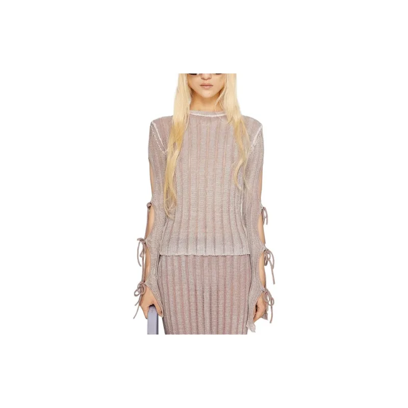 Acne Studios SS24 T Shirt Women's Dust Pink-2