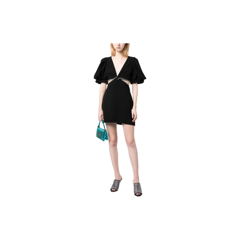 A.L.C. Hazel Crystal-embellished Mini Dress-1