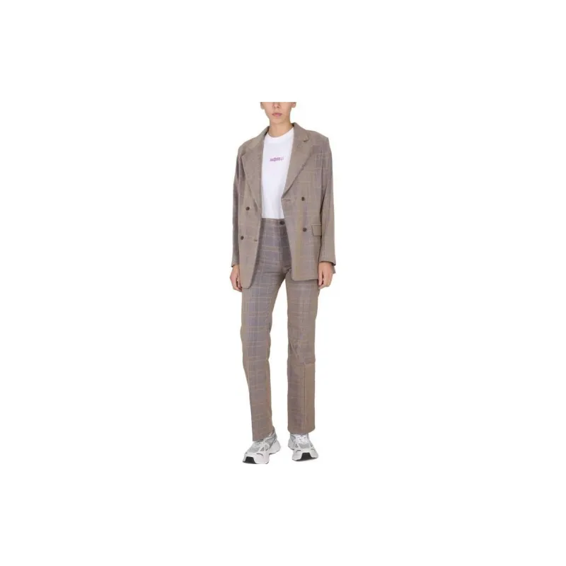 McQ Alexander McQueen Check Print Blazer-1