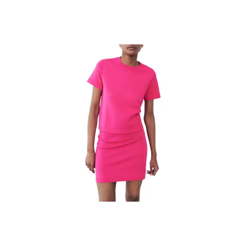 ZARA Casual Short Skirts Women's Pink-6